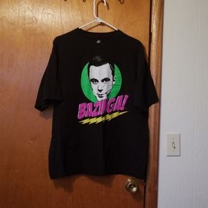 Men's big bang theory shirt.